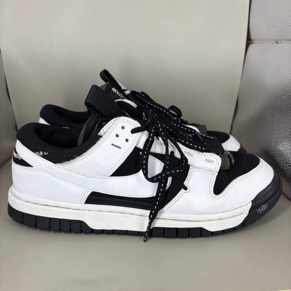 Nike Dunk Low Jumbo Reverse Panda Black White DV0821-002 Mens 10.5 Sneaker